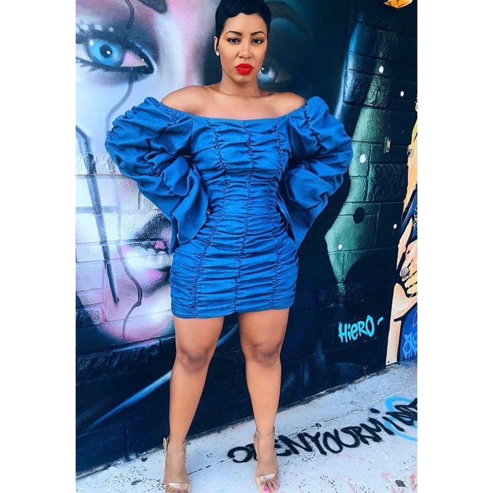 Denim dress
